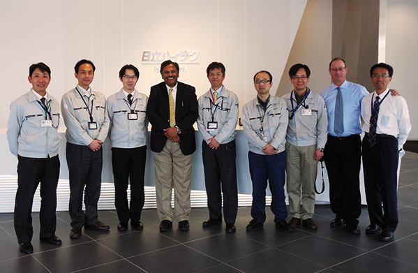 Professor Dravid visits Hitachi High-Tech in Hitachinaka City, Ibaraki Prefecture in Japan.